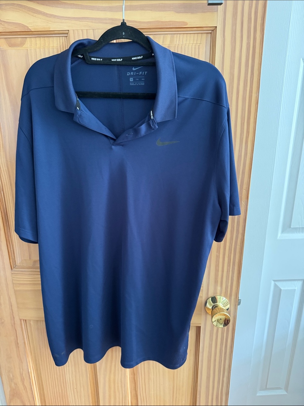 Nike Men's Dri-FIT Polo Shirt - Navy Blue